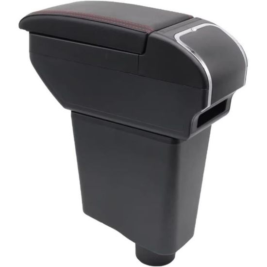 Pour Suzuki Ignis 2016-2021 Accoudoirs Convient avec Compartiment de Rangement Central Console Organiseur Noir et blanc
