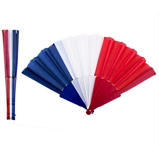 Éventail Supporter Allemagne - 23 Cm, Drapeau Tricolore, Pour Matchs Euro Et Coupe Du Monde