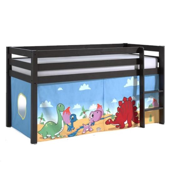 Lit Enfant "pino Dinosaure" Taupe Paris Prix Cdiscount Maison