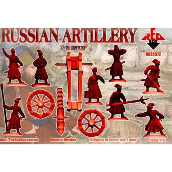 Maquette en plastique - REDBOX - Russian Artillery, 17th Century ...