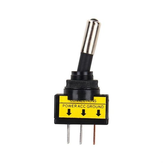 marque generique - 12V 20A 3pin Mini Interrupteur à Bascule LED