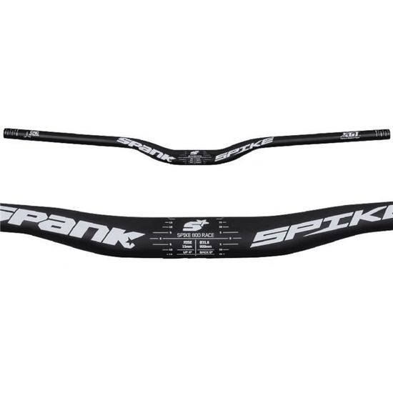Manubrio Spank Spike 800 Race, 800 Mm, Rialzo 30 Mm, Morsetto 31,8 Mm, Grigio/nero - Foto 2