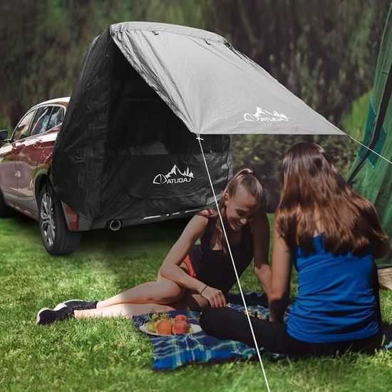 Tente Hayon Pour SUV - Auvent De Voiture 485x240x195cm - Pour 5-6 Personnes - Camping, Pique-Nique