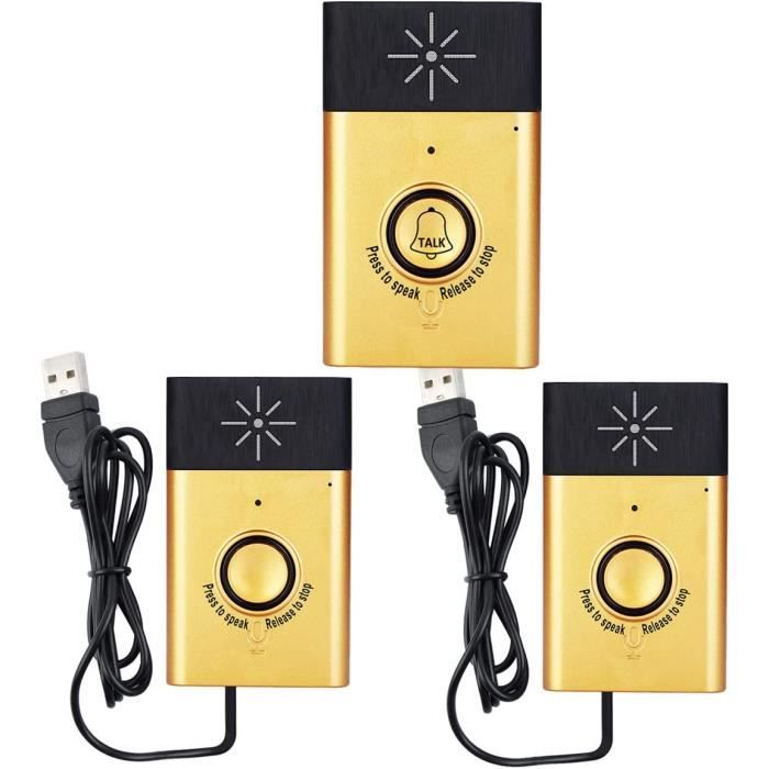 Interphone sans Fil Voix interphone 2Way Talk avec 1 * unité