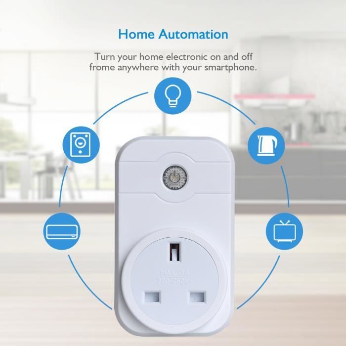 prise telecommandee controle par telephone APP prise EU adaptateur