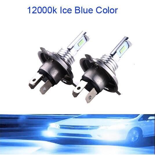 Kit de Conversion d'ampoule pour phares de voiture, Super lumineux H7 H4 H11 80W LED, ampoule Canbus, sans er H11 12000K -FJFK1419