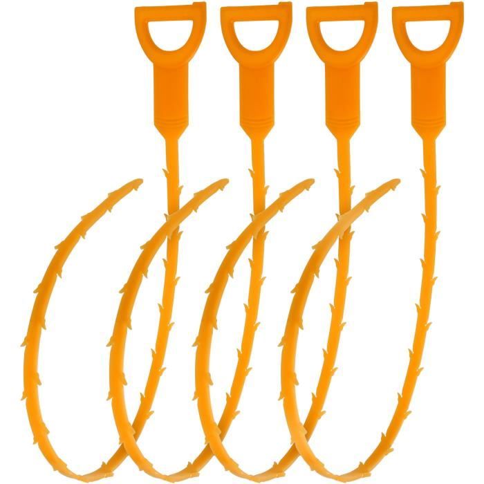 igadgitz Home 4x Debouche Evier Serpent Nettoyeur Outil Nettoyage Canalisation Tuyau Cheveux