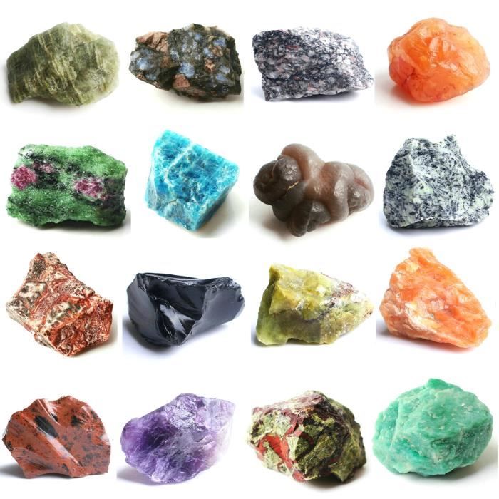 Pierre précieuse brute, roche naturelle, Fluorite, améthyste, pierre précieuse, Apatite, échantillon minéral, guérison i GF6968
