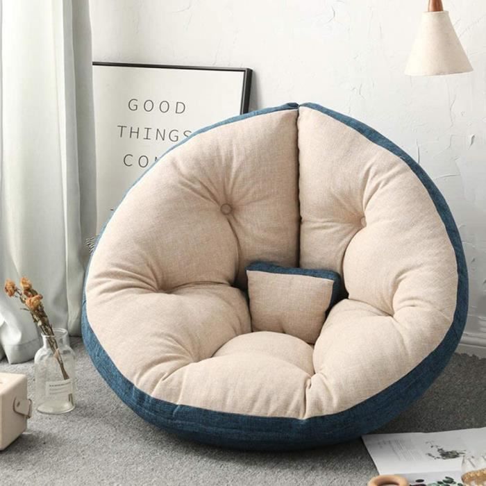 Sofa Paresseux Se Pliant Sac de fves en Tissu Canap Petit Appartement Simple Tapis Pause Djeuner Salon Tatami Chaise Mult28