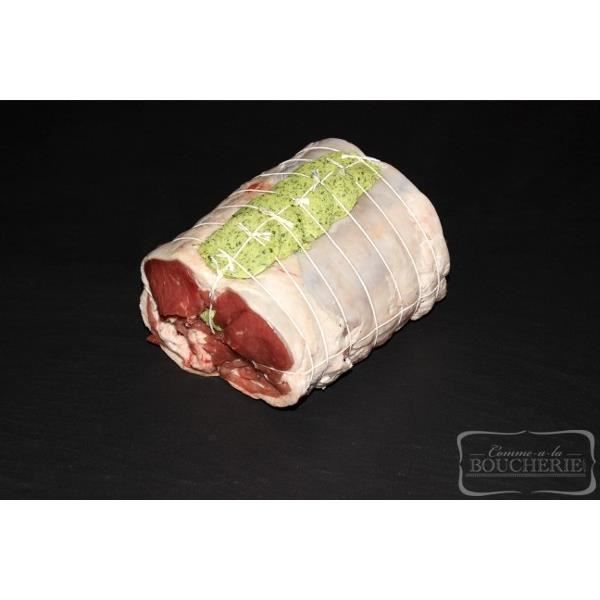 Rôti de selle d'agneau au beurre maître d'hôte - La pièce de 1,1kg