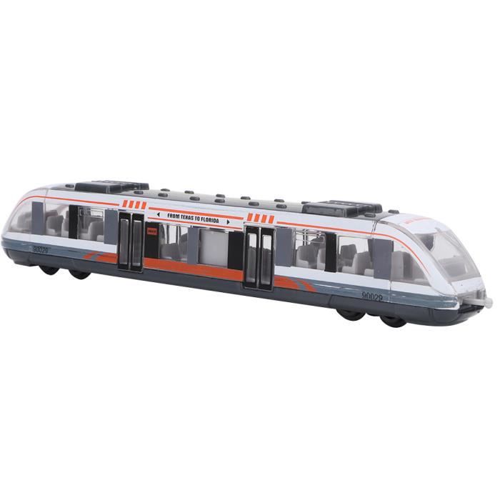 Hililand jouet de train Jouets éducatifs pour enfants Simulation Alliage Train modèle de voiture jouet cadeau d'anniversaire pour