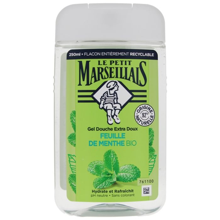 Gel douche feuille de menthe 250ml Le Petit Marseillais