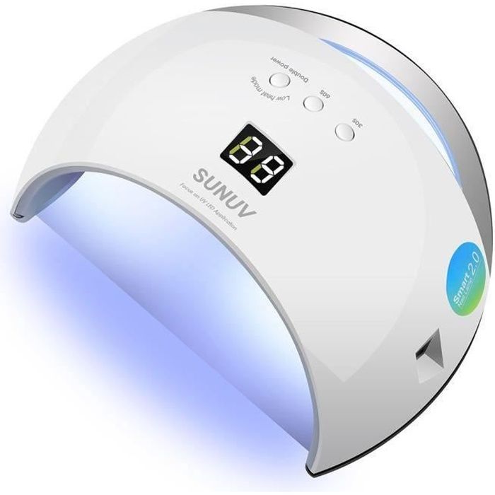 SUN6 48W Lampe UV manucure LED ongles professionnelle capteur d'intelligence