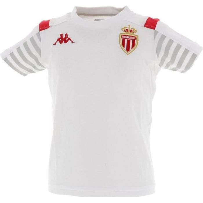 Maillot de football Monaco maillot jr blanc 2019.20 training - Kappa