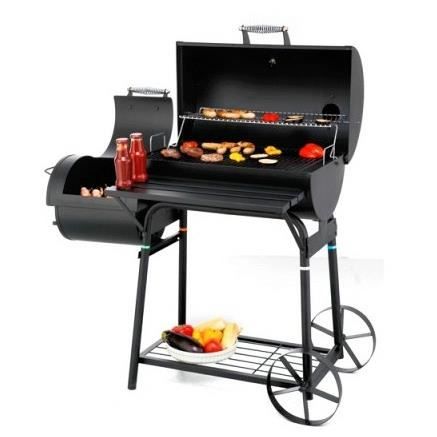 Barbecue XL familial tonneau américain - Avec f…
