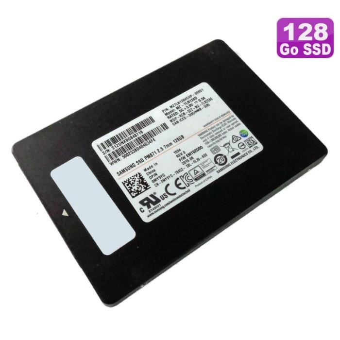 SSD 128Go 2.5-- Samsung MZ-7LN128D MZ7LN128HCHP-000D1 Dell 0MY9YG MY9YG