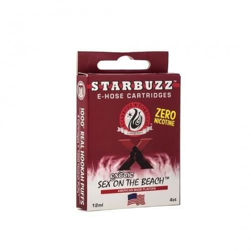 lot de 4 cartouches pour chicha électronique starbuzz e-hose sex on the bea