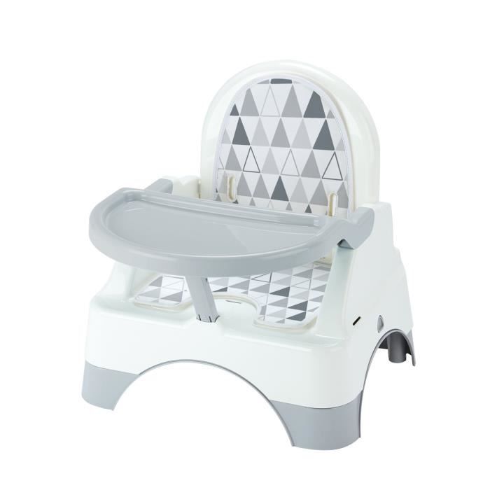 THERMOBABY Réhausseur de Chaise Edgar avec Marchepied Gris Agate