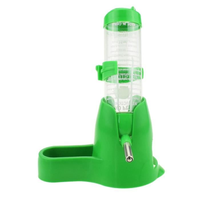 1 bouteille d'eau avec bol en plastique petit distributeur pour animaux de compagnie pour hamster Chinchilla cobaye BIBERON