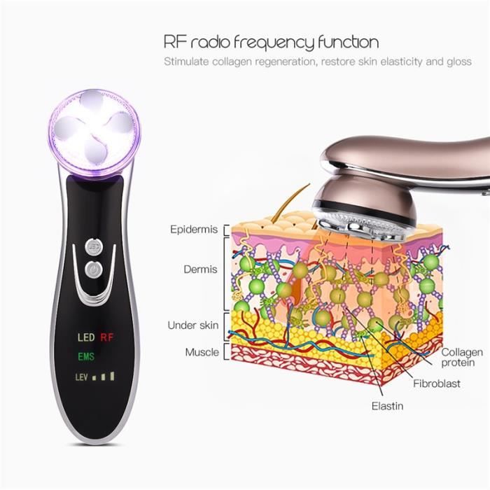 Appareil de massage facial de rajeunissement de peau d'EMS Lifting de visage serrant le dispositif anti-vieillissement de ride de be