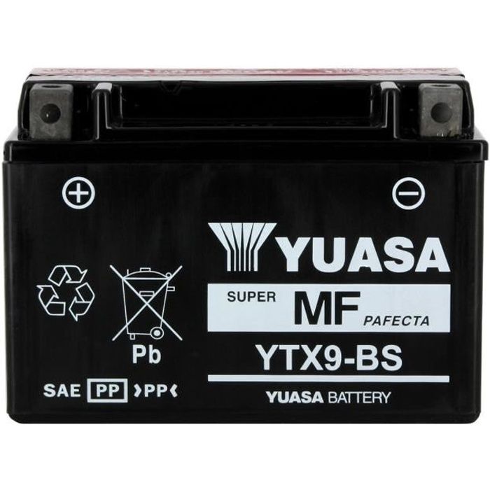 Batterie Yuasa Scooter KYMCO 125 Grand Dink 2001-2010 YTX9-BS / 12V 8Ah Neuf