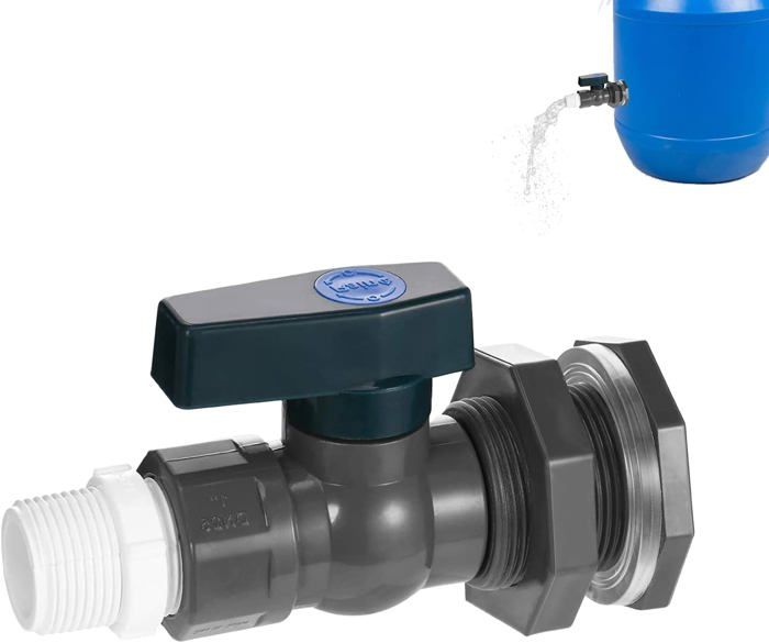 Robinet Pour Récupérateur D'eau De Pluie - Compatible Raccords Hozelock, Facile à Installer, Pour Cuves Sankey Et Ward