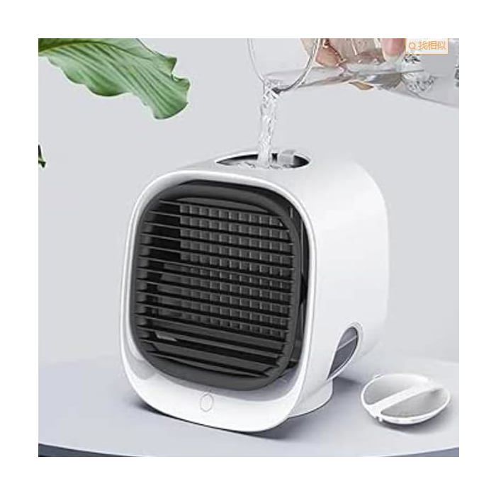 Climatiseur de bureaurefroidisseur dair portatifventilateur deau glacéemini climatiseur personnel - Hom