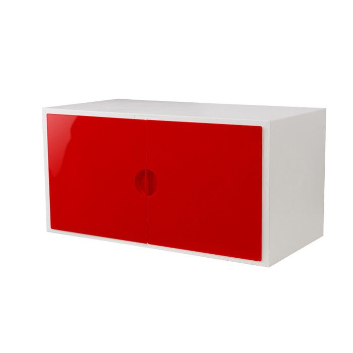 Paperflow EASYBLOC MB13PT.18 Meuble de rangement structure en polystyrène rouge Paperflow EASYBLOC MB13PT.18 Meuble de rangement structure en polystyrène rouge