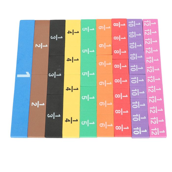 Casse-tête éducatif à fraction magnétique, 110 pièces, casse-tête magnétique pour l'école primaire, jeu de cercles de fraction, jeux d'apprentissage pour manipulateurs de fractions magnétiques Casse-tête éducatif à fraction magnétique, 110 pièces, casse-tête magnétique pour l'école primaire, jeu de cercles de fraction, jeux d'apprentissage pour manipulateurs de fractions magnétiques