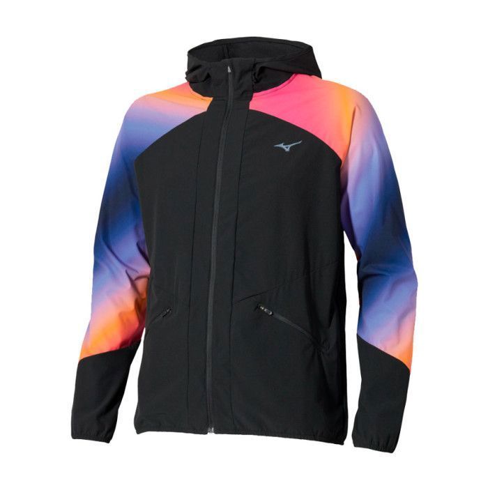 Veste à capuche Mizuno Active Alpha – Noire et Rose – Liberté de mouvement & détails techniques Veste à capuche Mizuno Active Alpha – Noire et Rose – Liberté de mouvement & détails techniques
