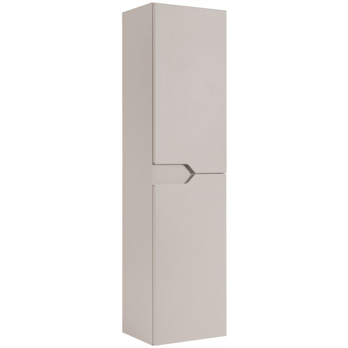 Meuble colonne de salle de bain suspendu MODERN cachemire 36 x 136 cm - 2 portes Meuble colonne de salle de bain suspendu MODERN cachemire 36 x 136 cm - 2 portes