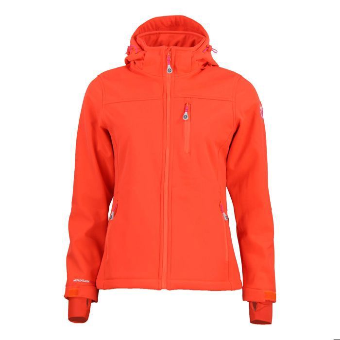 Veste à capuche softshell femme Peak Mountain Aclaude Veste à capuche softshell femme Peak Mountain Aclaude