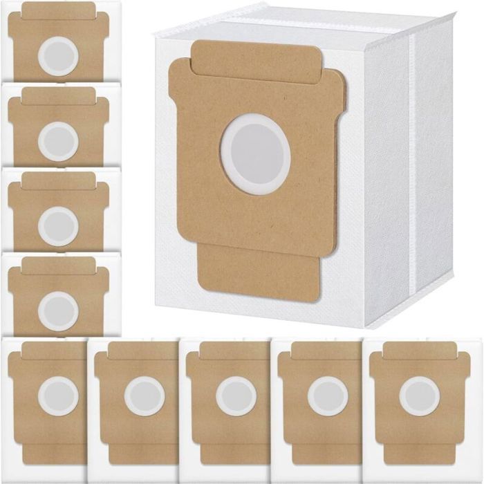 10 sacs poussière Q0520 pour iRobot Roomba 105P/505/405 combo