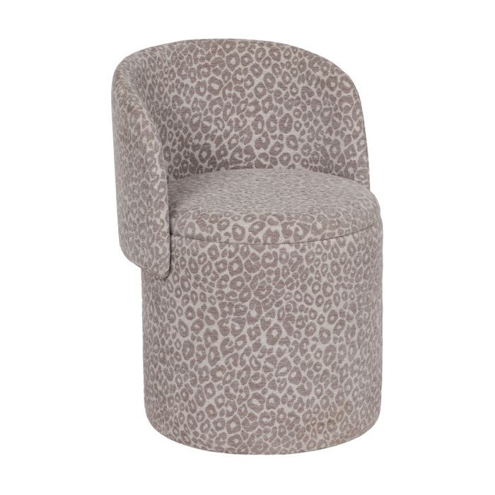 Pouf fauteuil Eclipse léopard - Amadeus