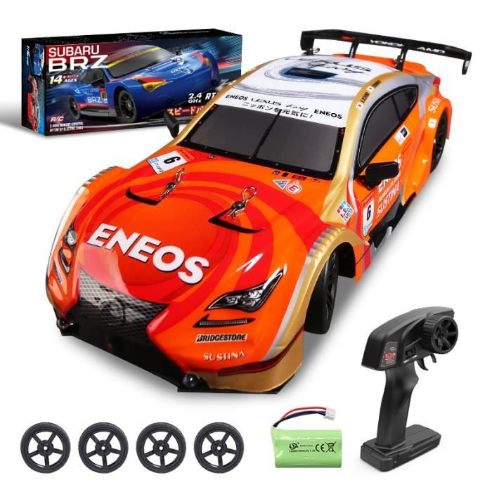Orange Voiture t l command e lectrique GTR 2.4G Drift RC 1 16 4WD v hicule de course grande vitesse jouet