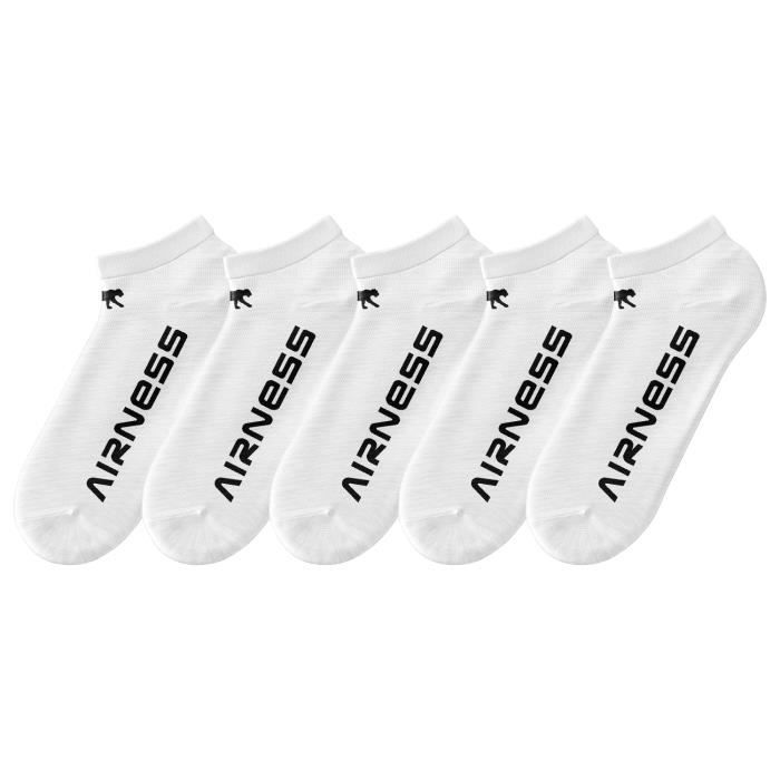 CHAUSSETTES COURTES BASIC (lot de 5) 39-42 Blanc