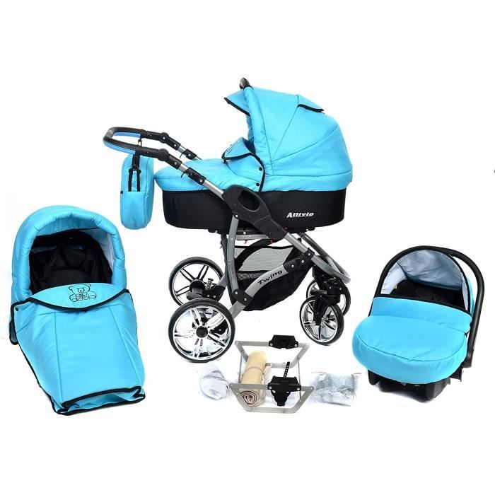 ALLIVIO, 3in1 Travel System with Baby Pram, Car Seat, Pushchair