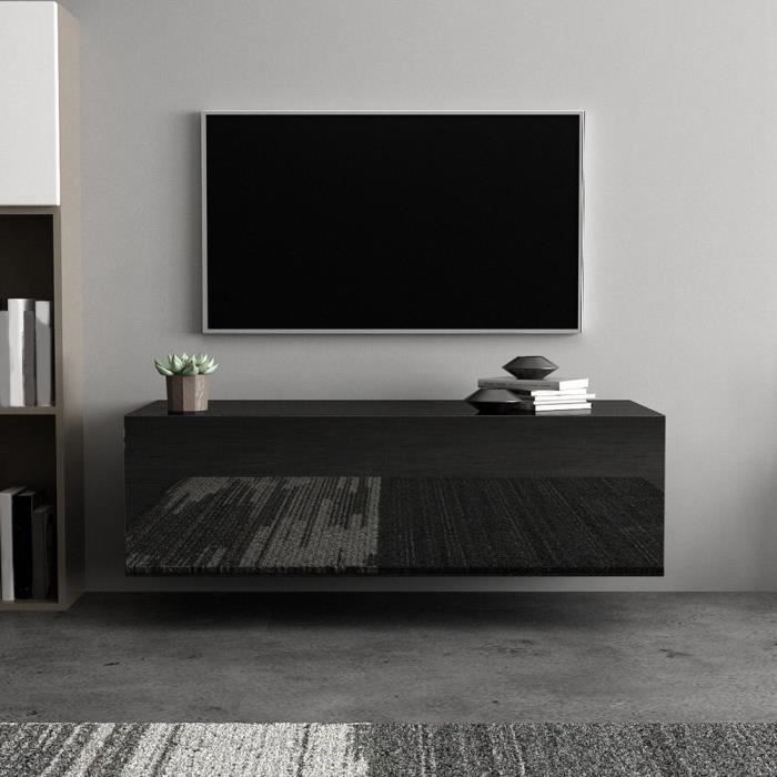 Meuble Tv Mural Support Rangement Armoire Salon Chambre A Coucher
