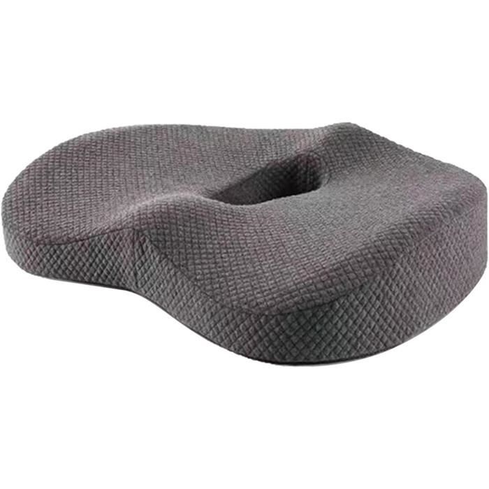 CloudBliss Coussin De Siège + Coussin Lombaire Mousse Mémoire - Ergonomique, Antidérapant, Pour Bureau Et Voiture