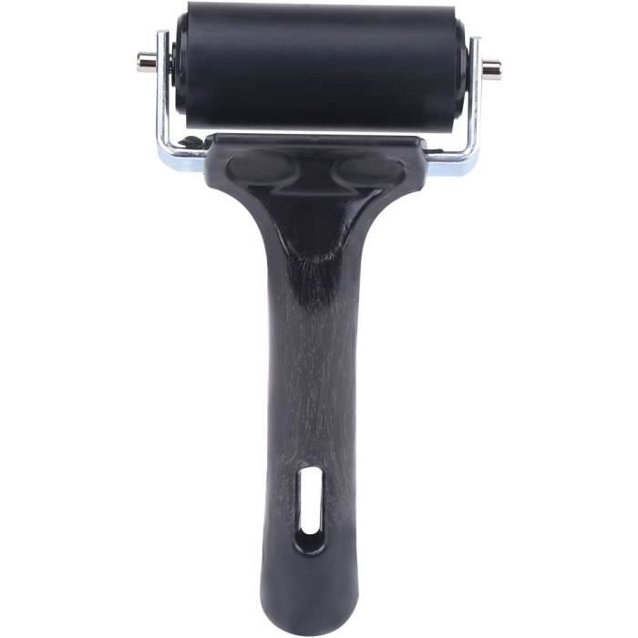 Rouleau Encreur Brayer - 3 Tailles - Outil Pour Estampage, Peinture, Gravure - Caoutchouc, Métal, Bois - 6