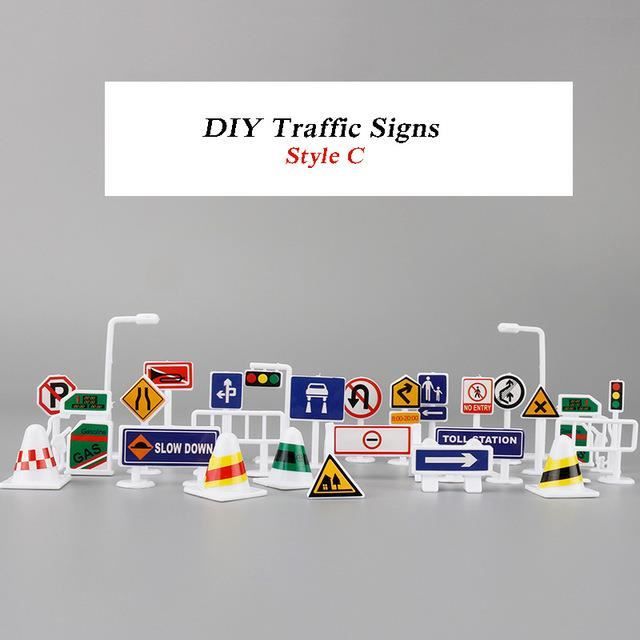 Mini Panneaux De Signalisation Routiere Bloc De Lumiere Voiture Jouet Securite Des Enfants Tapis De Jeu Cdiscount Jeux Jouets