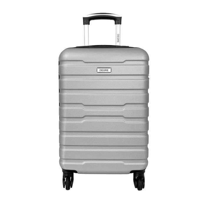 Valise cabine passe-partout rigide 55cm Argent DE10631P