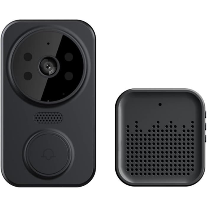 Sonnette connectée sans fil WiFi avec Caméra et prise de photo, Carillon  inclus, audio bidirectionnel - Cdiscount Bricolage
