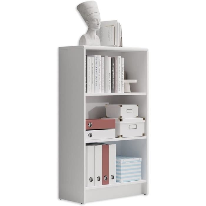 Meuble De Rangement Buffet Moderne 3 Tiroirs + 3 Niches - 105x30x70 Cm, Bois Aggloméré Couleur Chêne - 5
