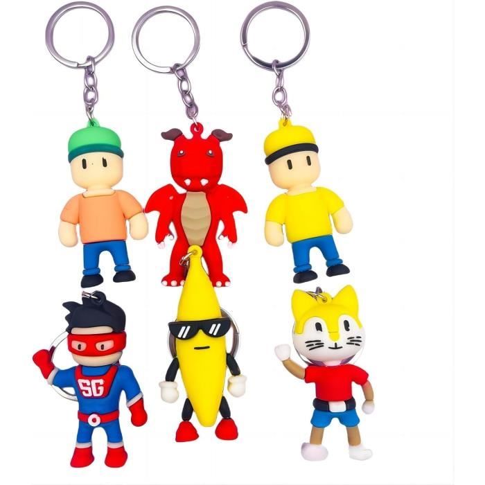 Lot De 6 Porte-Clés Anime Knight - Design Kawaii Hollow - Cadeau Pour Fans D'Anime - Normes CE, Sans BPA - 5