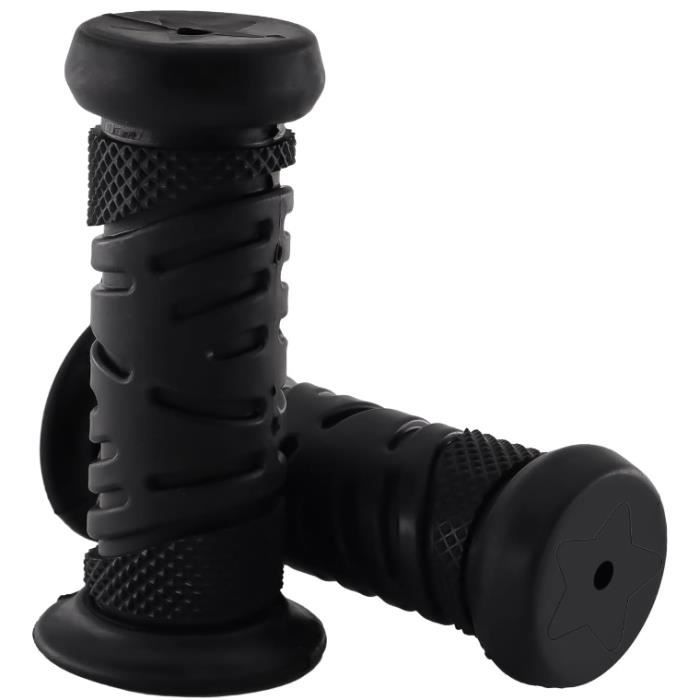 Lot De 2 Poignées De Guidon Vélo Enfants 22 Mm - Antidérapantes Caoutchouc, Confortables Et Colorées