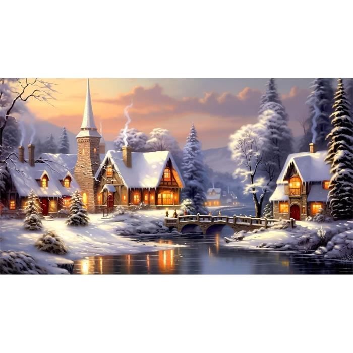 Pendentif De Peinture Diamant En Forme De Couronne De Noël