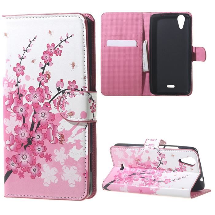 BellaCase Wiko View 5/View 5 Plus Coque [Étui Portefeuille