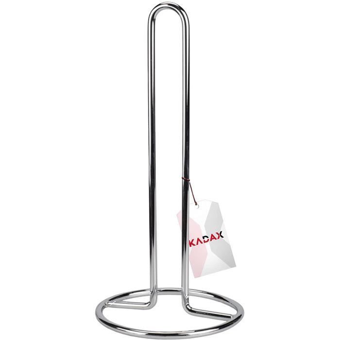 Porte-essuie-tout En Fer Coloré Forme Coq - Base Lestée Stable, 38 Cm, Pour Comptoir De Cuisine