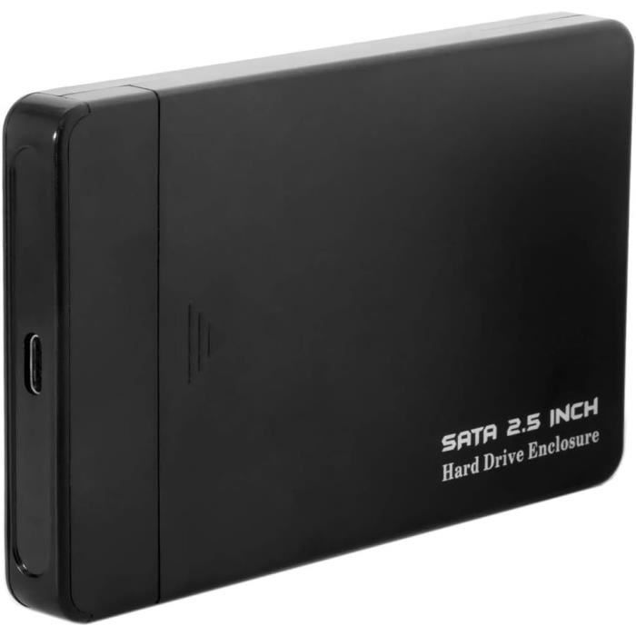 Bouchon UE - Boîtier De Disque Dur Externe SSD SATA Vers USB 2.5 Type C